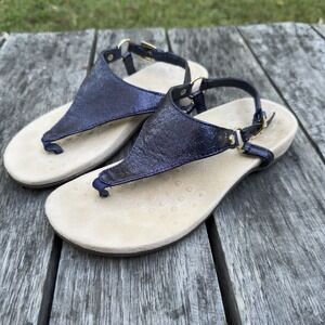 Vionic Women's Kirra Metallic Thing Slingback Sandals Size‎ 5